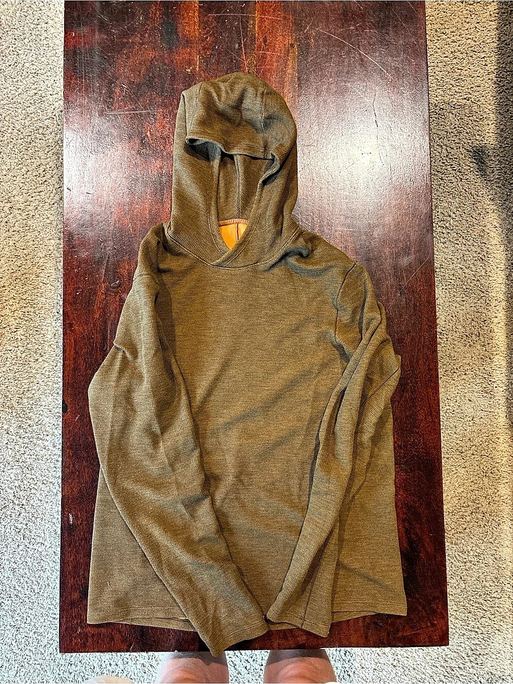 lululemon Bodhi Short Sleeve Hoodie Brown